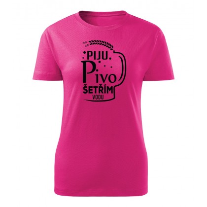 Piju pivo, šetřím vodu